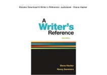 Ebooks Download A Writer s Reference audiobook - Diana Hacker
