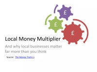 Local Money Multiplier (LM3) | PDF Local Money Multiplier (LM3)