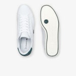 Women's Graduate Tumbled Leather and Suede Trainers | LACOSTE