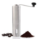 Hand Kaffeemühle Handkaffeemühle Espressomühle Edelstahl-Mahlwerk :: 유니박스