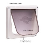 아마존 - PetSafe Interior 4-Way Locking Cat Door, White 비드바이 - 해외 전문 경매대행 선두주자 아마존 - PetSafe Interior...