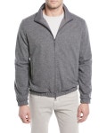 Loro Piana Men's Duo Cashmere Reversible Bomber Jacket, Gray Loro Piana Mens Duo Cashmere Reversible Bomber Jacket, Gray