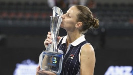 Karolina Pliskova outlasts Madison Keys for third Brisbane title | Tennis News - Hindustan Times Pliskova outlasts Keys for third...