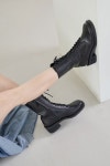 Bell Boots Leather Black_blanc sur blanc Bell Boots Leather Black