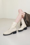 Bell Boots Leather Cream_blanc sur blanc Bell Boots Leather Cream