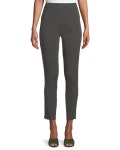 Misook Knit Ankle-Zip Legging Pants | Neiman Marcus Misook Knit Ankle-Zip Legging Pants