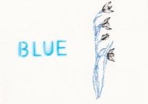 굿어스원봉 | Blue Drawing by Anka Dabrowska | Saatchi Art Blue Drawing