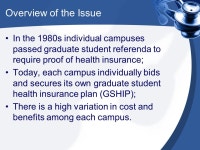 Graduate Student Health Insurance Plan (GSHIP) Workgroup Maria Blandizzi Director, Special Projects and Staff to the GSHIP...