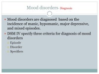 MOOD DISORDERS INTRODUCTION DR. HASSAN SARSAK, PHD, OT. - ppt download