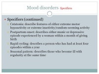 MOOD DISORDERS INTRODUCTION DR. HASSAN SARSAK, PHD, OT. - ppt download