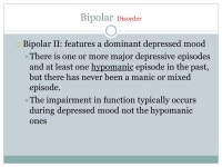 MOOD DISORDERS BIPOLAR DR. HASSAN SARSAK, PHD, OT. - ppt download