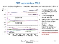 Brenna Flaugher CTEQ Summer School Production and Evolution of High Energy Jets Outline (both lectures) A look at the data...