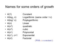 셉토버 | Module #7: Algorithmic Complexity Rosen 5 th ed., § ppt download
