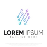 러빈어학원 | Illustration of internet network logo icon conceptual | Premium Vector