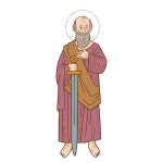 Hand drawn moses illustration | Free Vector