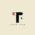 Letter t logo icon design template elements vector illustration | Premium Vector