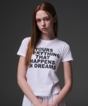 굿 셀렉션, 굿 서비스 굿웨어몰 KENDA HAPPENS IN DREAM T-SHIRT WHITE| 굿 셀렉션, 굿 서비스 굿웨어몰