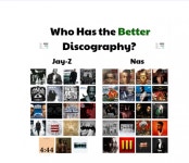 둘중 누가 더 나은 디스코그래피를 가졌는지 고르시오 - 국외 힙합 - 힙합엘이 | HIPHOPLE.com