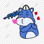 곰 식 Mua 블루 코알라 사랑의 표현