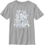 엘엠비투어 | My Little Pony Boy's Friendship is Magic Generations Unite Everypony Group Portrait T-Shirt - Athletic Heather - Medium - ShopStyle