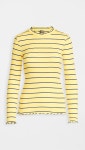 오얼디 | Scotch & Soda Stripe Rib Fitted Tee - ShopStyle T-shirts