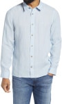 A.P.C. Vincent Slim Fit Linen Button-Up Shirt - ShopStyle