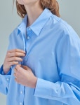 Les Vacances-Kelly blouse - Crystal blue│삼성물산 온라인몰 SSF Shop Kelly blouse - Crystal blue