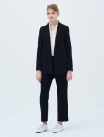 Beanpole Ladies-네이비 핀 스트라이프 루즈핏 재킷│삼성물산 온라인몰 SSF Shop 네이비 핀 스트라이프 루즈핏 재킷