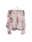 BLUMARINE-블루마린 실크 플로럴 블라우스 P322C210A_F1247... 온라인몰 SSF Shop 블루마린 실크 플로럴 블라우스 P322C210A_F1247