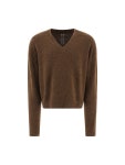 RICK OWENS DRKSHDW-다크쉐도우바이릭오웬스 토미 브이넥 스웨터 RU02D6650KWP04 Brown│삼성물산 온라인몰 SSF Shop...