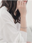 J.Lauren|제이로렌 91B0792 캐롯 프로방스 실버참 체인팔찌 PRH91B0792|SSF SHOP 제이로렌 91B0792 캐롯 프로방스 실버참 체인팔찌