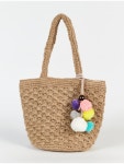Lala-라라 천연 린넨 라탄 숄더백-BEIGE│삼성물산 온라인몰 SSF Shop 라라 천연 린넨 라탄 숄더백-BEIGE