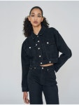 유.에스.에이.이불 | BICE ACHIEVE YOUTH -USA TRUCKER JACKET BLACK│삼성물산 온라인몰 SSF Shop USA TRUCKER JACKET BLACK