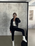 이네파블 라이크 셔링 패딩 점퍼
