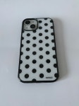 이피집 YIPPEE dot dots dot acrylic bumper case (black) 이피 도트 아크릴 범퍼 케이스 (검은색)