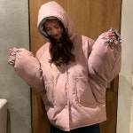 여성 캐주얼 패딩 겨울 양면 리버시블 점퍼 WS-JP30- 이랜드몰