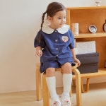비비카라산업 | 비비린넨카라셋업 네이비- KIDIKIDI
