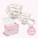 아동용 헬로키티 러블리 소형마스크_100매 캐릭터 일회용 어린이 덴탈- 이랜드몰