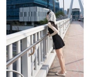 킨예 (KINYE_ACC) HAIR KERCHIEF-white