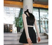 킨예 (KINYE_ACC) HAIR KERCHIEF-white