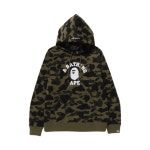 베이프 퍼스트 카모 컬리지 풀오버 후드 아미 그린 | BAPE | KREAM BAPE 1st Camo College Pullover Hoodie Army Green
