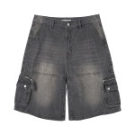 밀로 아카이브 하드택 스냅 버뮤다 팬츠 워시드 블랙 | Millo Archive | KREAM Millo Archive Hardtack Snap Bermuda Pants Washed Black