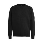 백옥생빛고을지사 | C.P. 컴퍼니 램스울 점퍼 블랙 - 23FW | C.P. Company | KREAM C.P. Company Lambswool Jumper Black - 23FW