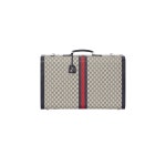 구찌 사보이 라지 수트케이스 베이지 블루 슈프림 | Gucci | KREAM Gucci Savoy Large Suitcase Beige Blue Supreme