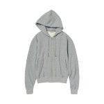 오라리 스무스 소프트 BD 스웨트 집 파카 탑 그레이 - 25AW | Auralee | KREAM Auralee Smooth Soft BD Sweat Zip Parka Top Gray - 25AW