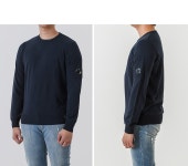CP컴퍼니(CP Company) | CP컴퍼니 씨피 스웨터 블루 16CMKN109A 004128O888 코튼 남성 니트 004128O 888 144073110 | 트렌비