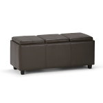 비오비트레이딩 | SIMPLIHOME Monet Modern Industrial 32 inch Wide Metal Metal Coffee Table in Warm Grey, for the Living Room and Family Room | IBT...