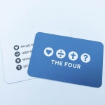 THE FOUR(더포) 명함 전도지 | 두란노몰 THE FOUR(더포) 명함 전도지