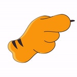 Hand Pointing Direction Sticker - Hand pointing Point Direction - GIF 탐색 및 공유