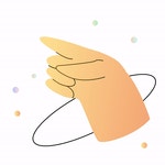 Hand Pointing Direction Sticker - Hand pointing Point Direction - GIF 탐색 및 공유